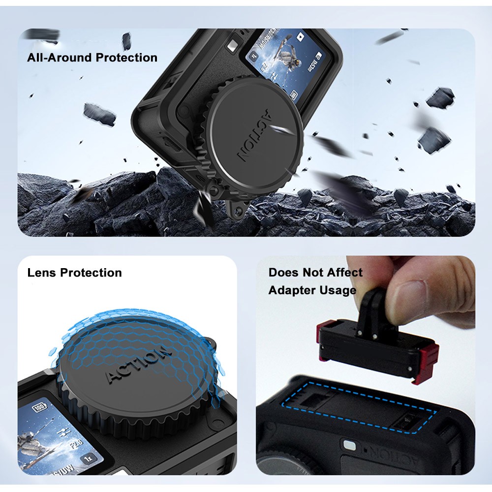 Silicone Protective Cover Case for dji osmo action6 Camera Silicone Case