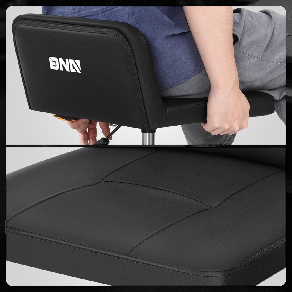 330lbs Adjustable Mechanics Rolling Seat Garage Stool Work Chair w/ Casters