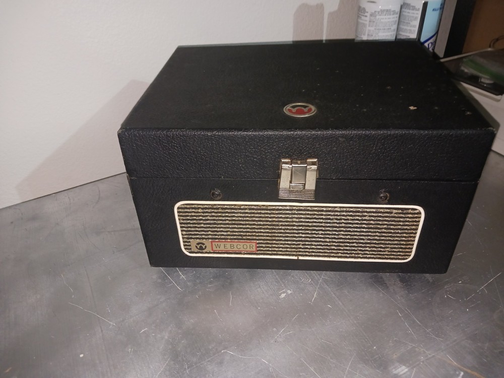 WEBCOR Portable Reel to Reel. TESTED! READ!!!