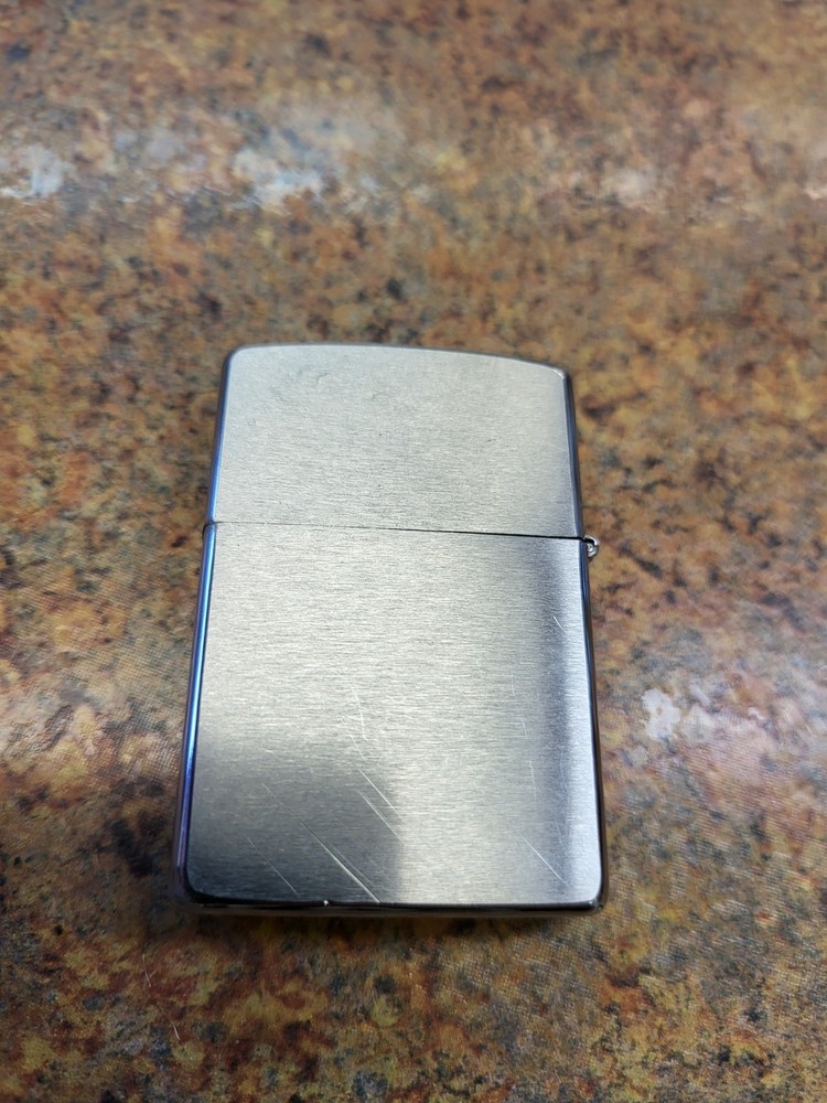 Vintage 2000 Zippo Lighter Matte Silver