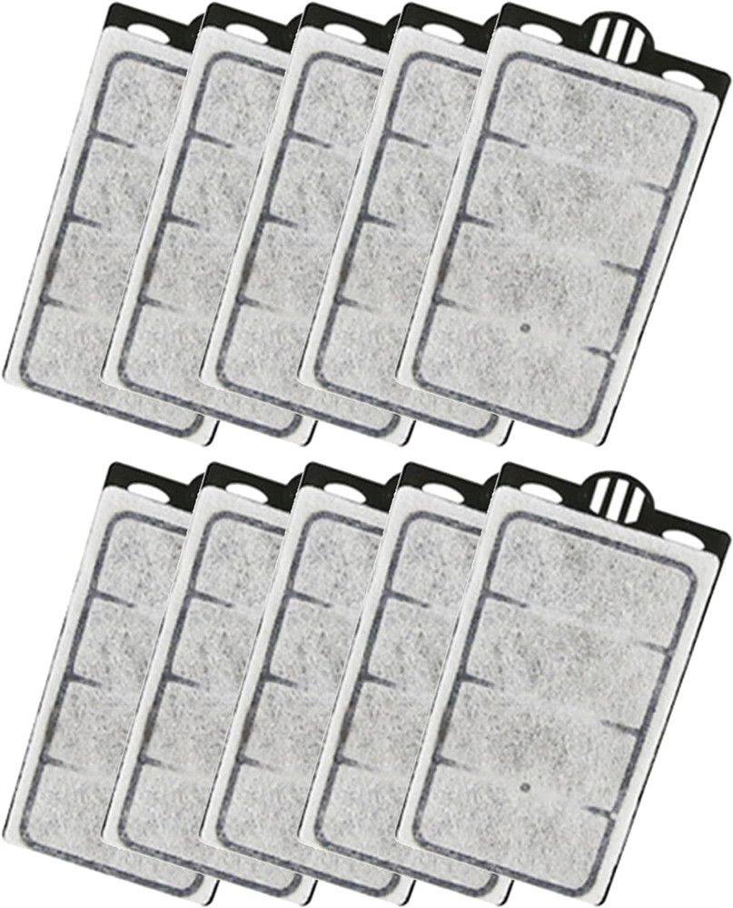 10 Pack Auqarium Filter Replacement Plates, Turtle Tank Filter Sponges, Suitable