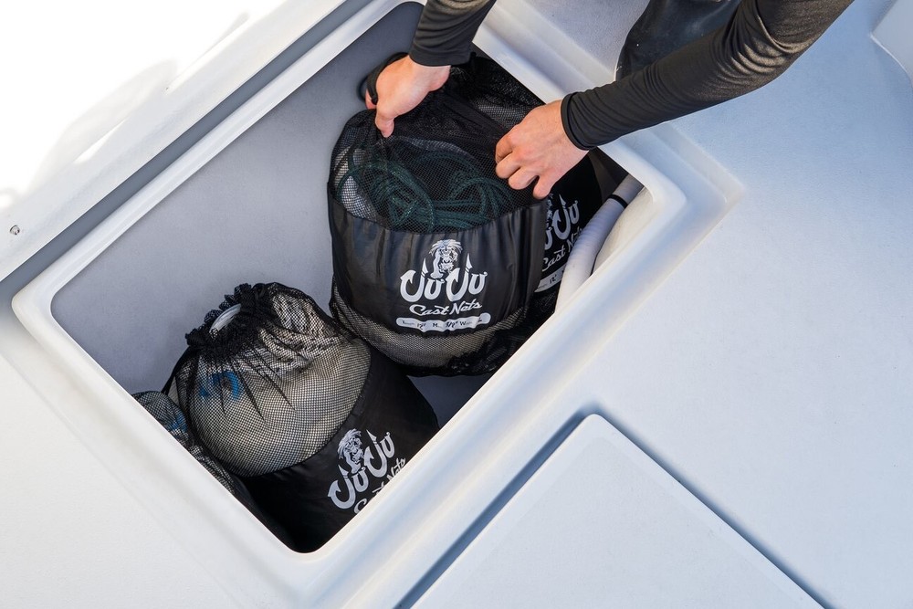 Cast Net Storage Bag - Fits All Sizes - Better than Bucket!