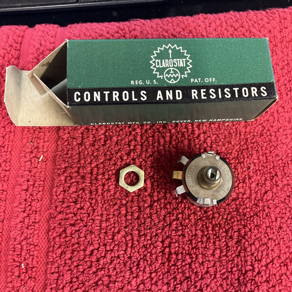 CLAROSTAT A43 400 OHM POTENTIOMETER NOS