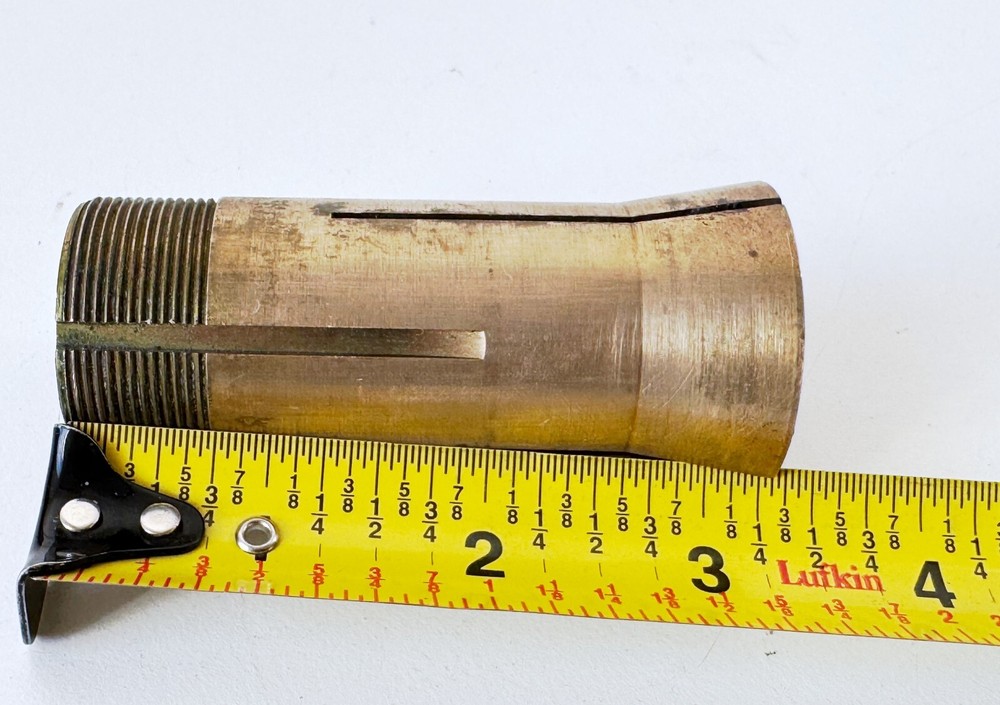 MSC Brass Emergency 5C Round Collet Internal/External Threads 1.315 Counter Bore