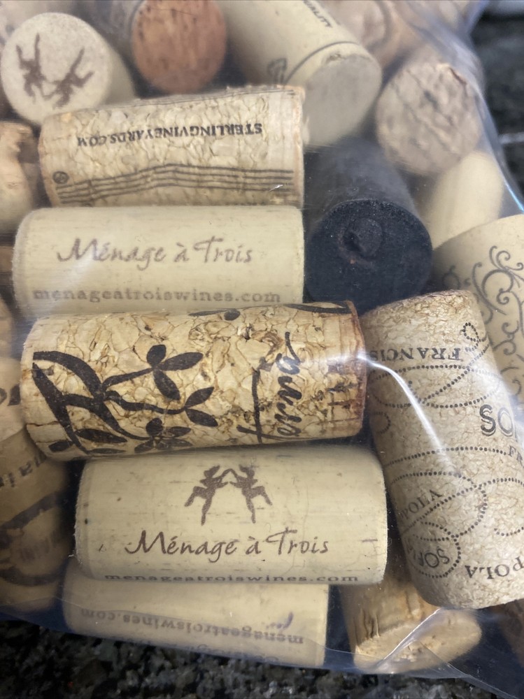 Lot of 120 Wine Corks - Various Brands