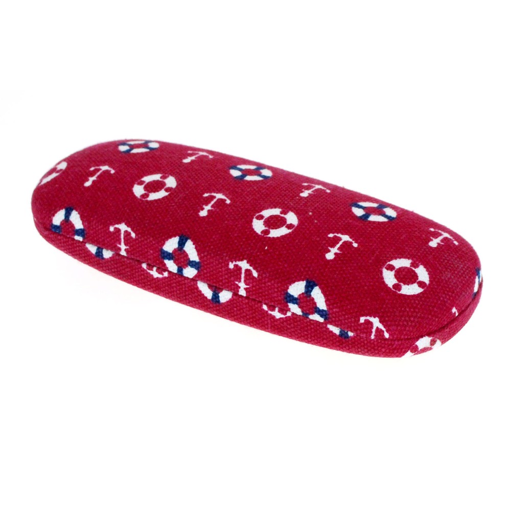 Sunglasses & Glasses Protective Case Sailor Print Fabric Rectangle Hardcase