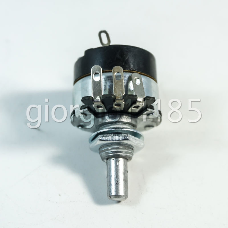 2pcs 47K ohm A47K Logarithmic Nolinear Potentiometer 2W Switch WH134-2
