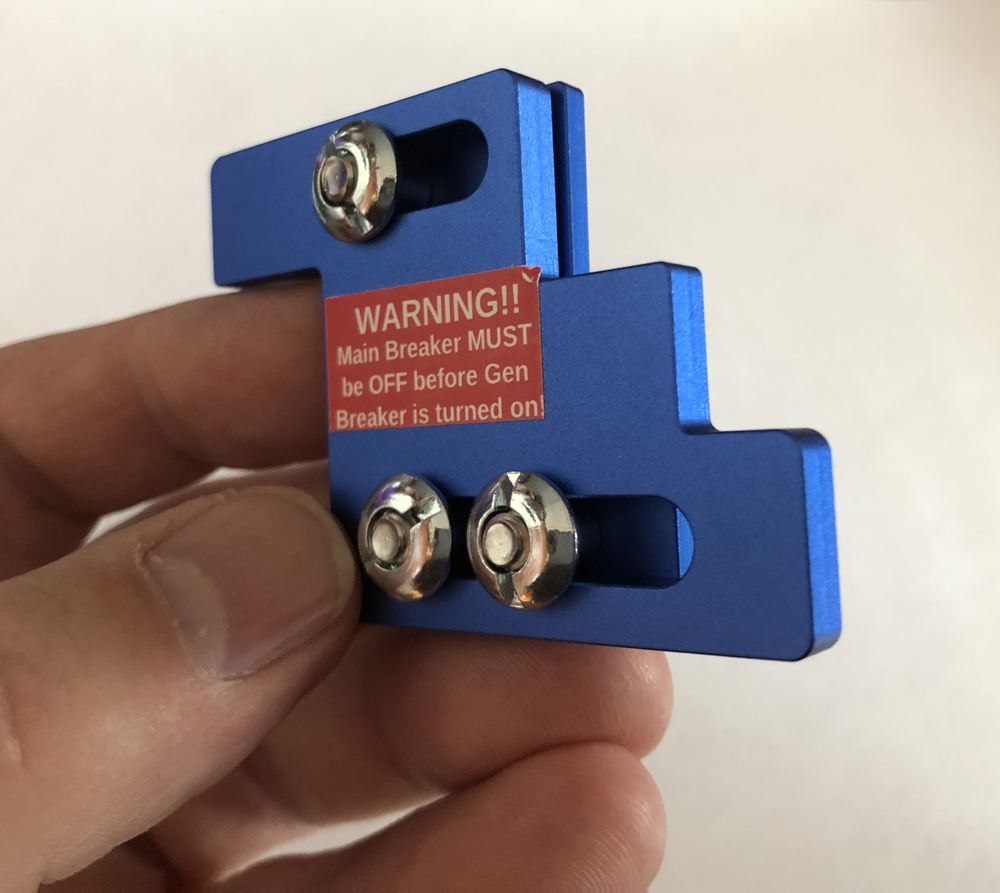 Generator Interlock Kit for GE 100 Amp Panel GEN-100