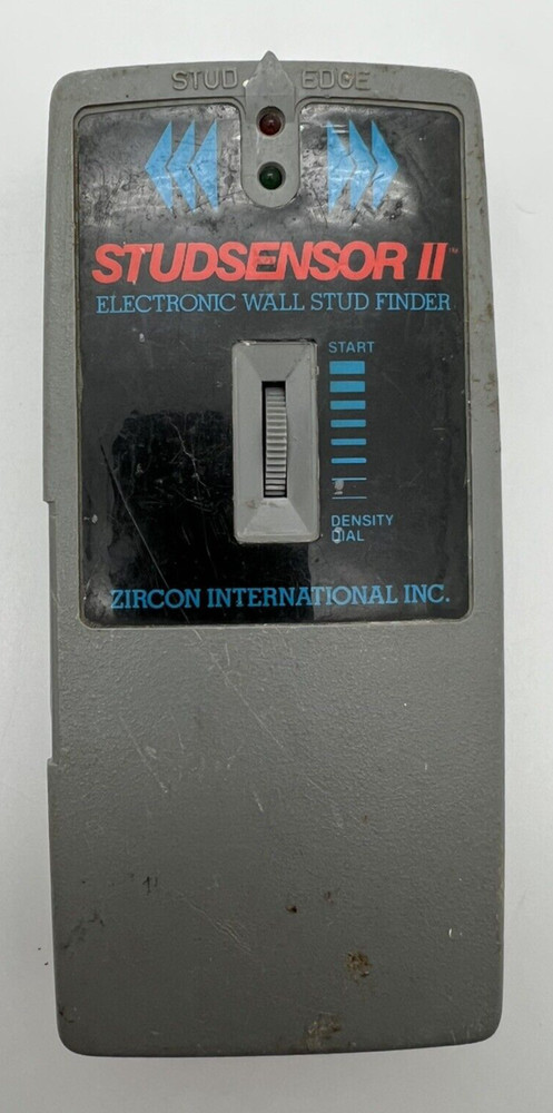 old school - STUDSENSOR II - Vintage Wall Stud Finder - Zircon - Tested, Works