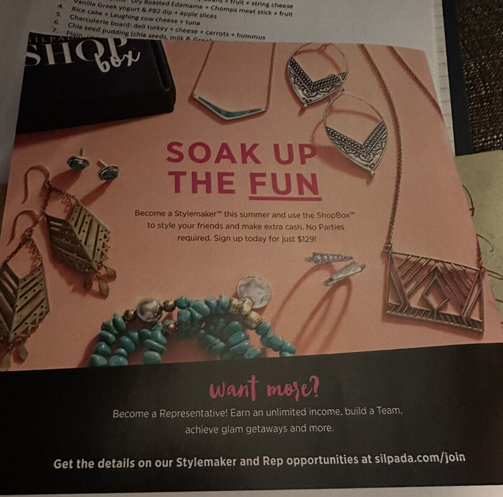 SILPADA DESIGNS 2016 Summer Supplement insert 23 pages to reference jewelry