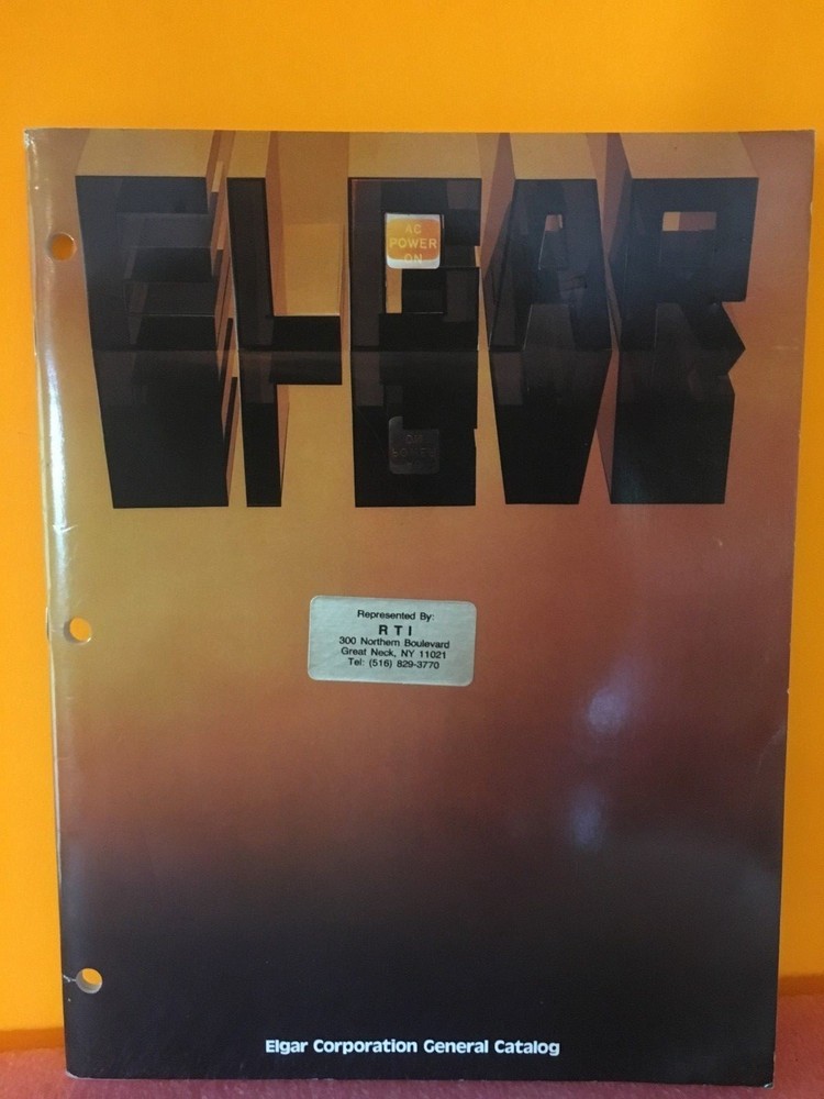 Elgar Corporation General Catalog