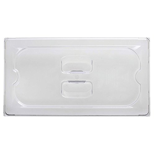 Super Pan 3 1/3 Size Low Temp Solid Plastic Pan Cover, Clear