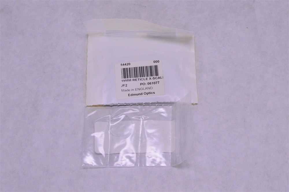 Edmund Optics 10mm Scale/100Div, 19mm Dia. Microscope Eyepiece Reticle 54420
