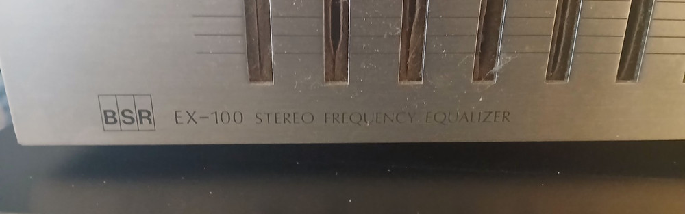 Working BSR EX-100 VTG Stereo Frequency Equalizer - Tested