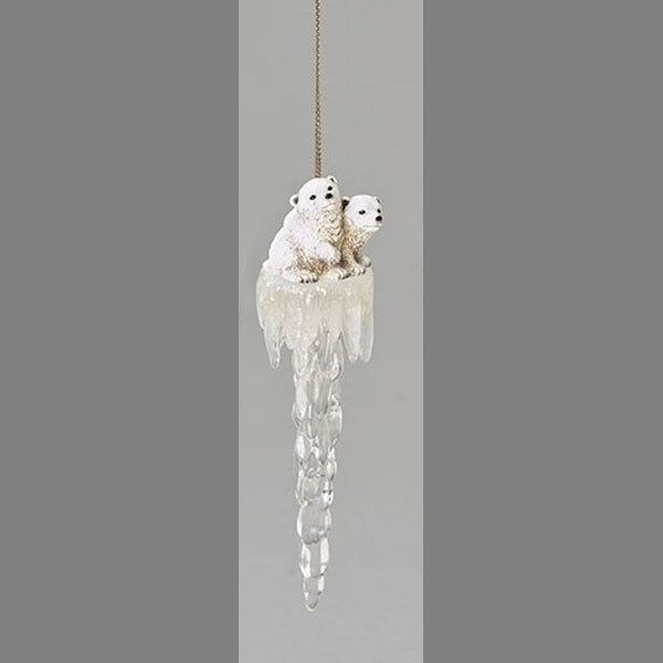 Wildlife on Icicle Ornament