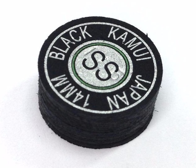 GENUINE KAMUI BLACK 14 MM CUE TIPS