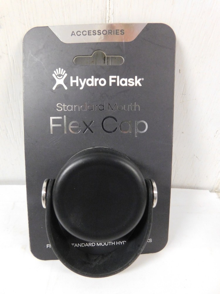 Hydro Flask Standard Mouth Flex Cap Replacement Accessory NEW Black