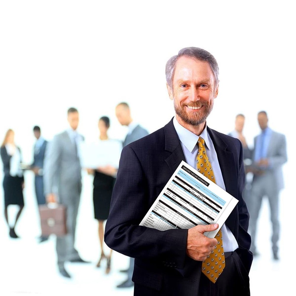 Employee Record Folders - Confidential High-Capacity and Durable - Preprinted...