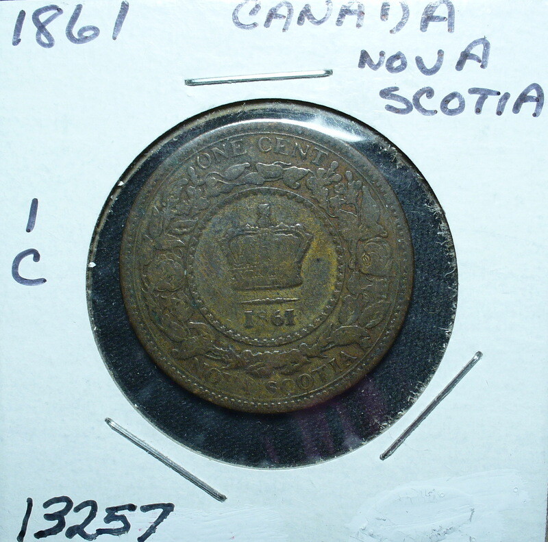 Canada Nova Scotia One Cent 1861