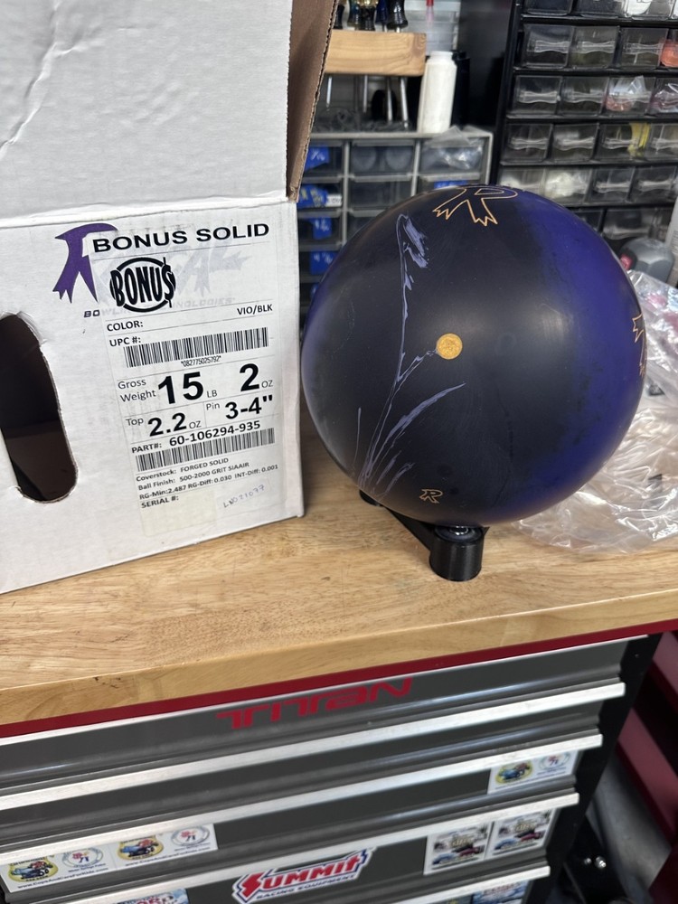 NEW - 15lb Bowling Ball - Radical " BONUS SOLID " - UNDRILLED