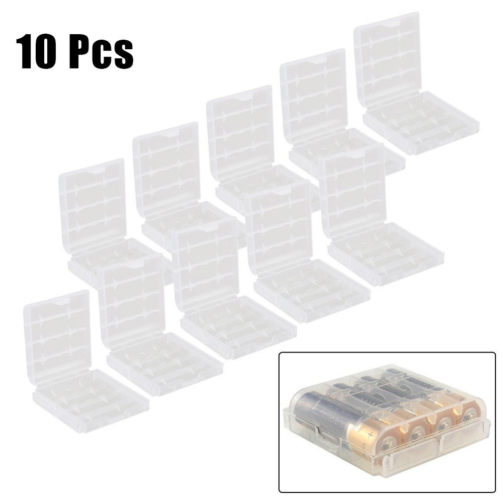 Battery Plastic Case Storage Box For AA AAA-Batteries Conservation 67×60×18mm