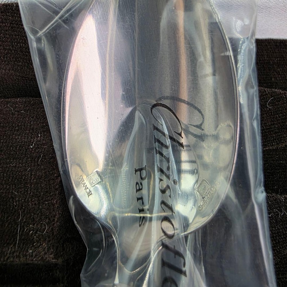 Christofle spoon set of 2 with box
