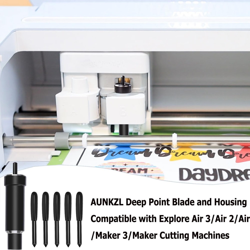Deep Cut Housing +5 Pcs Deep-Point Black 5Pcs cut Blade and