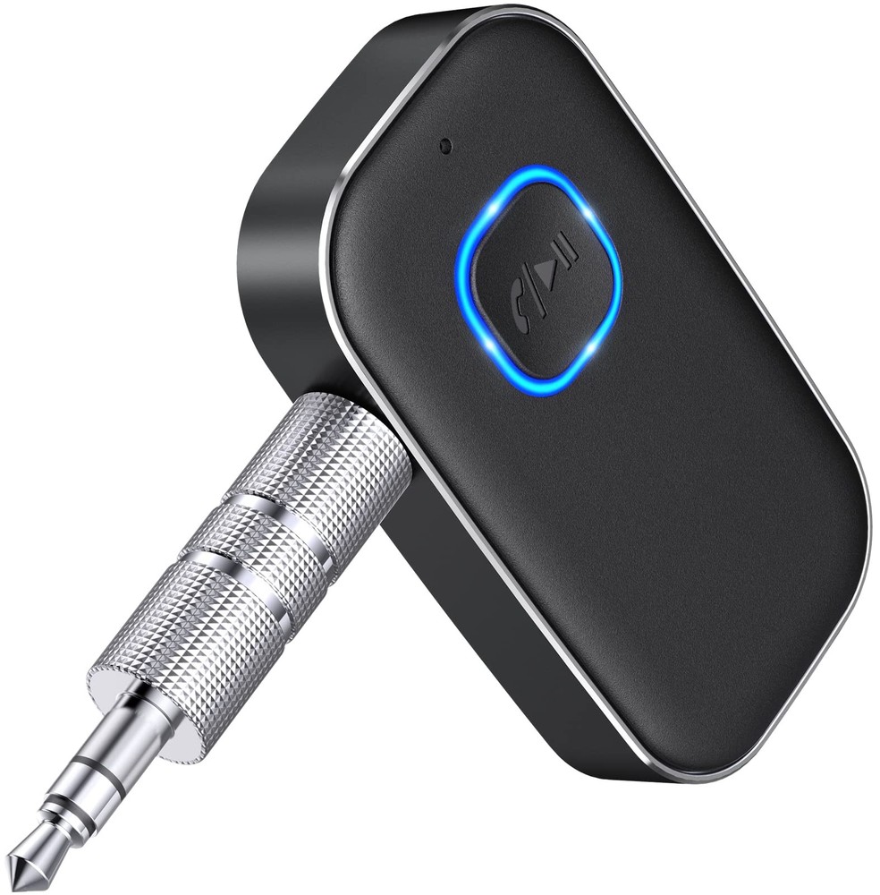 COMSOON Bluetooth AUX Adapter for Car, Noise Reduction Small, All Black