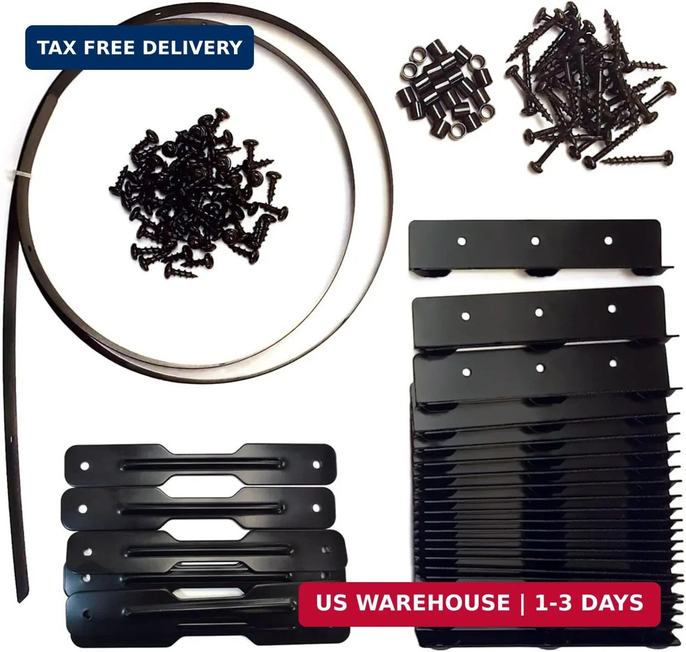 Pylex Deck Sunblind System 11060, Louvers Bracket Shutter Hardware Kit, Up to...