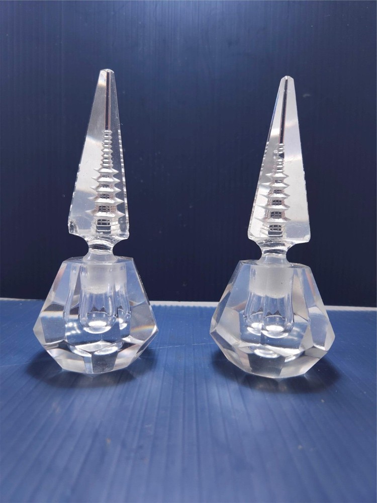 Two Glass Perfume Bottles