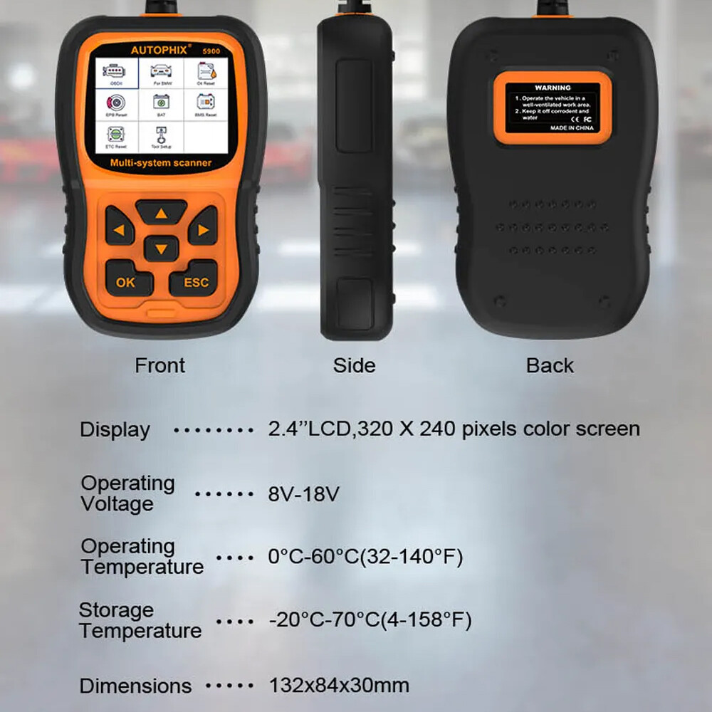 For BMW Mini OBD2 Scanner Full System Diagnostic Tool Battery Registration Reset