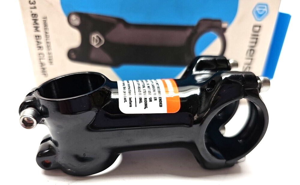 Dimension Threadless Stem 31.8 Bar Clamp