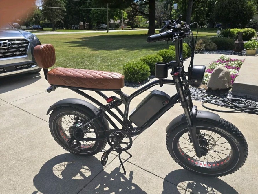 Euy S4 Ebike Custom Seat With Back Rest
