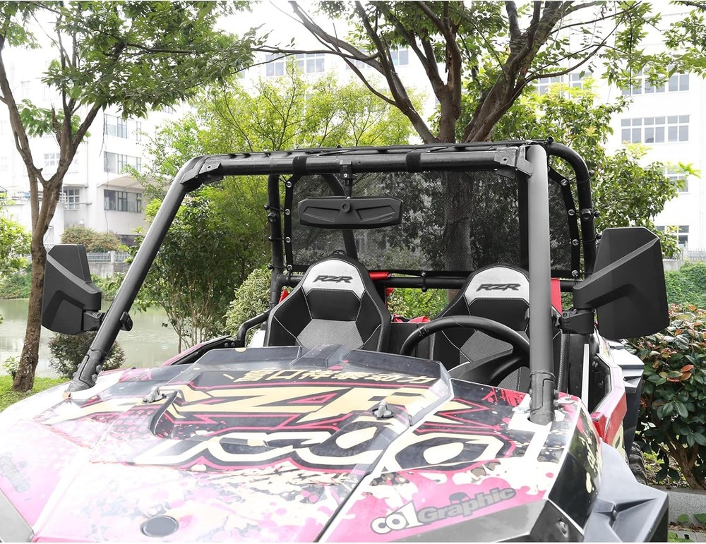 UTV Side Mirrors – Fits almost all UTVs (except full doors)，Compatible with