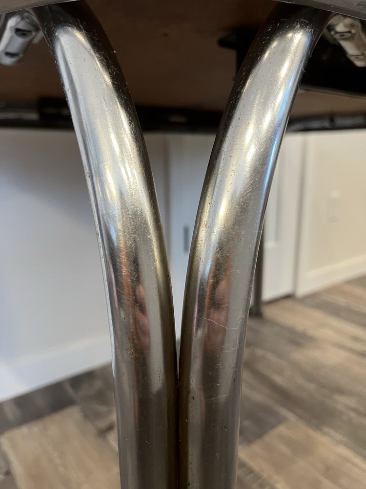 Vintage Yellow Formica Kitchen Table