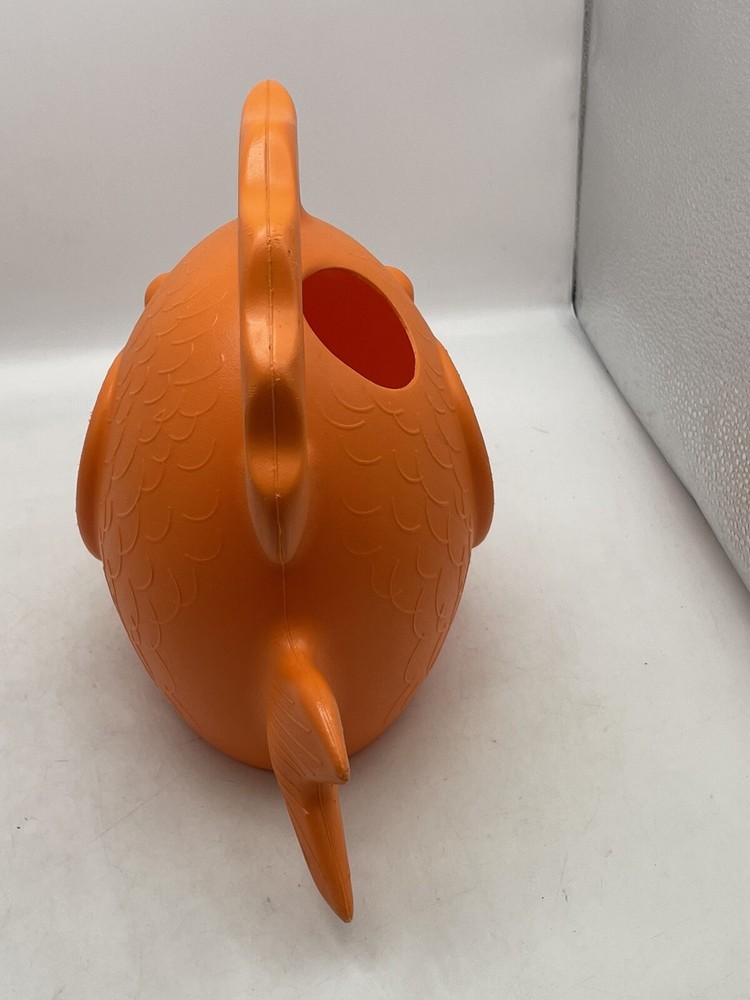 Novelty Plastic Fish Watering Can Orange