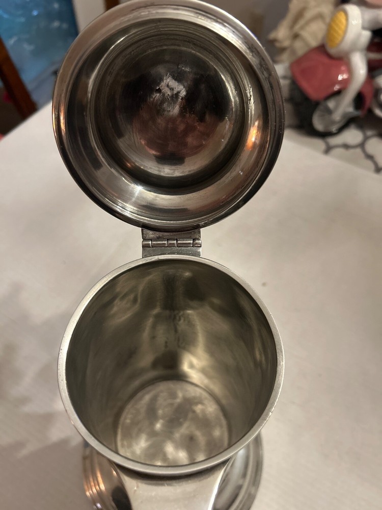 Antique Silver Plates Wine Flagan - used condition