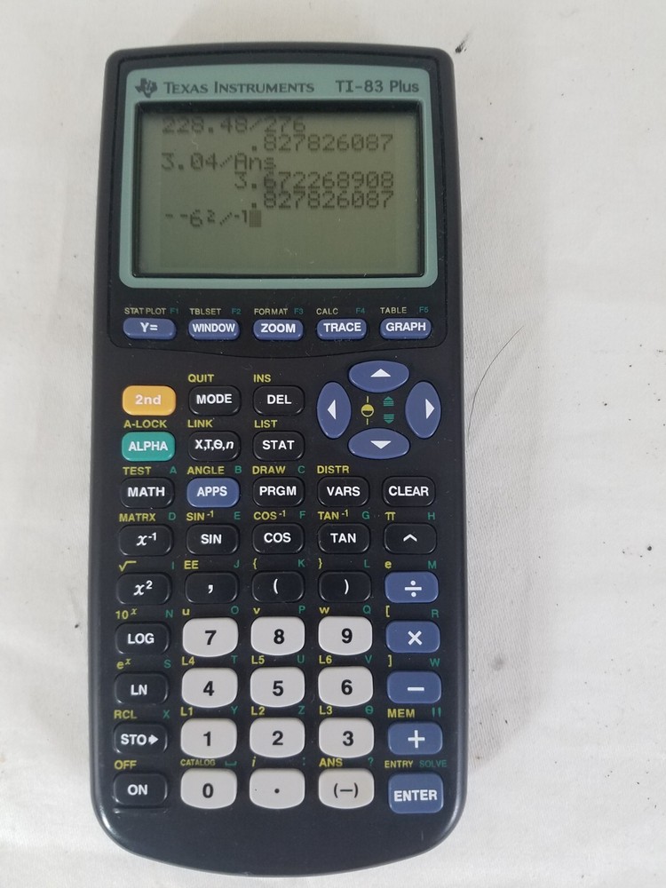 Texas Instruments TI-83 Plus Graphing Calculator with Cover