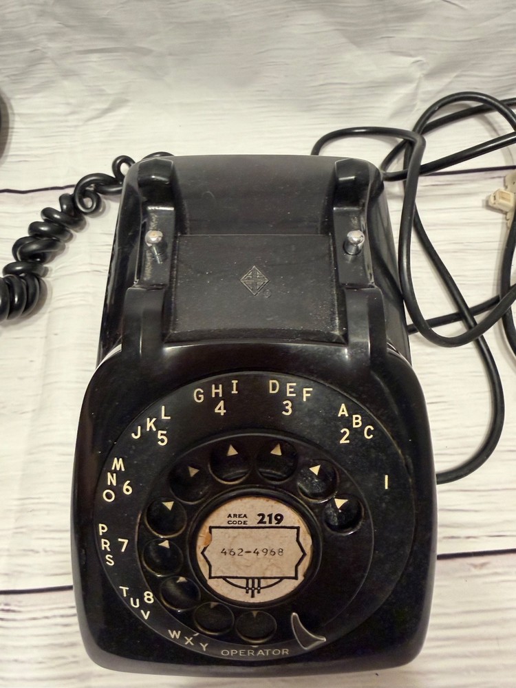 Vintage Monophone Automatic Electric NB 802 Rotary Telephone