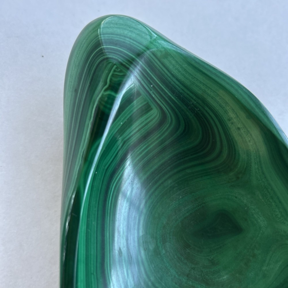 Natural Malachite Polished Bowl