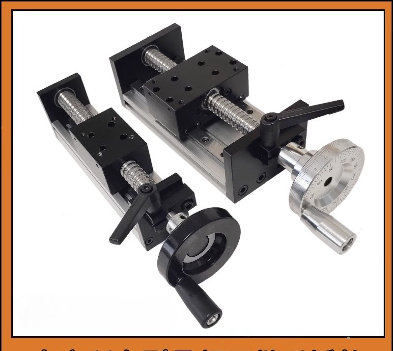Ball Screw Linear Guideway Slide Table Motion Module with Manual Crank Wheel