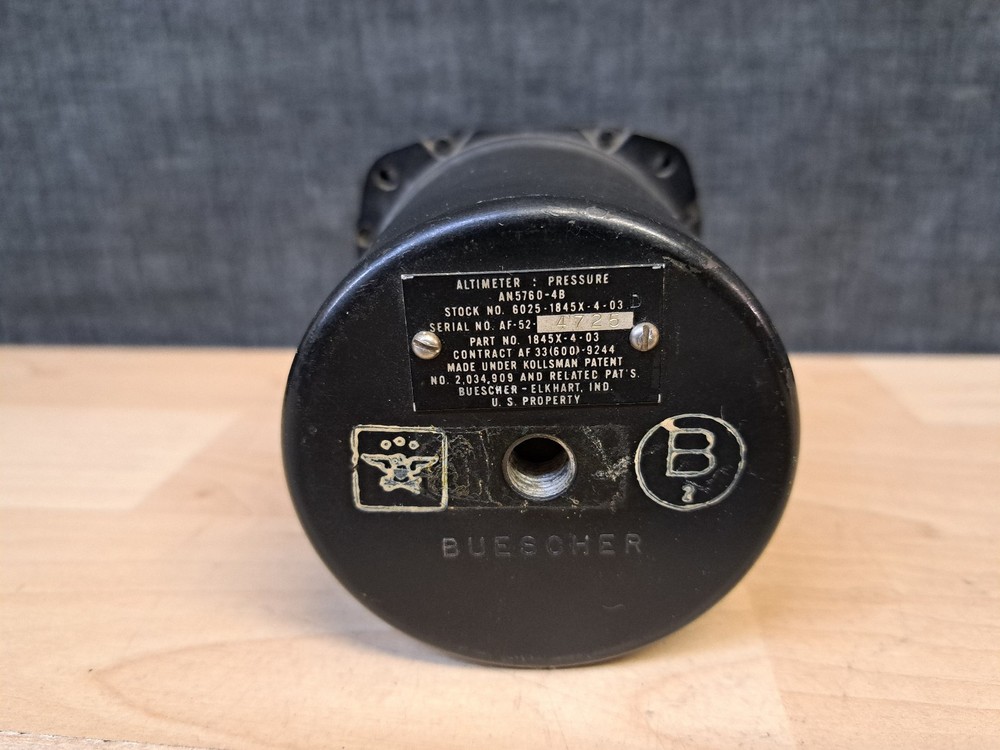 Buescher 6025 1845x-4-03 Altimeter Indicator
