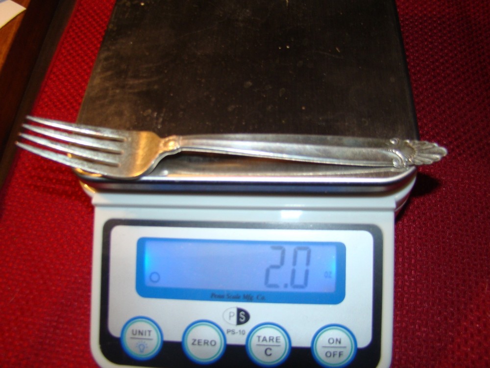 INTERNATIONAL STERLING SILVER EMPRESS FORK NO MONOGRAM