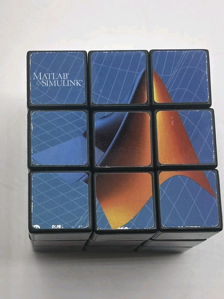 Matlab Simulink Rubik Cube 2.25" Square Slightly Used