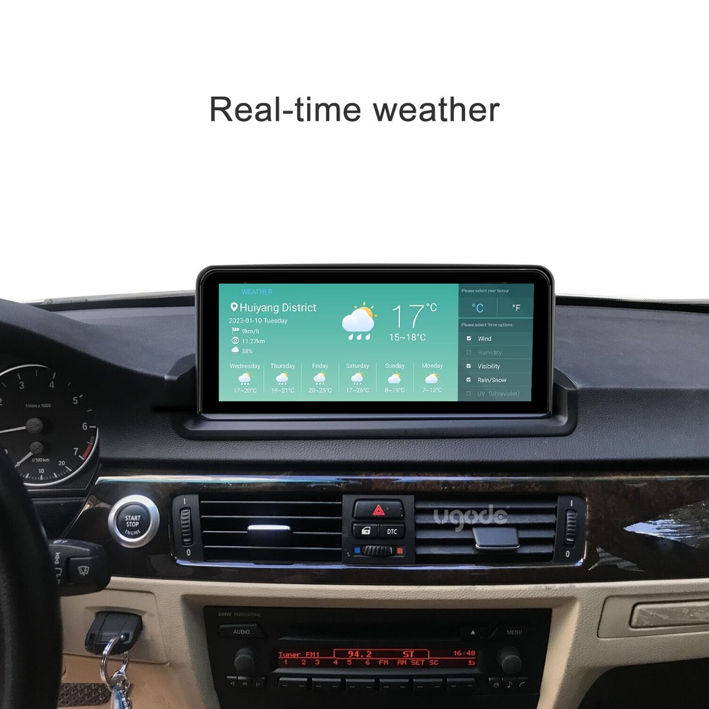 10.25inch BMW E90 E91 E92 E93 Android Screen Upgrade Replacement CarPlay GPS