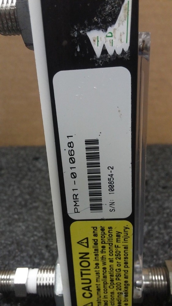 COLE PARMER PMR1-010681 0-10 Variable Area Flowmeter