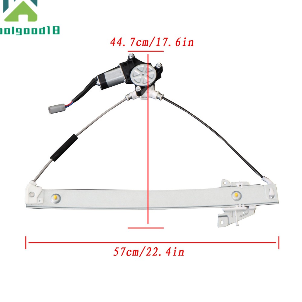 Power Window Regulator With Motor For Ford Escape 2001-2007 Front Driver Side