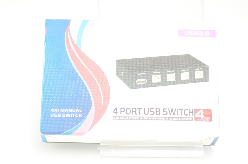 USB2.0 4 PORT USB SWITCH 4X1 MANUAL USB SWITCH NIB