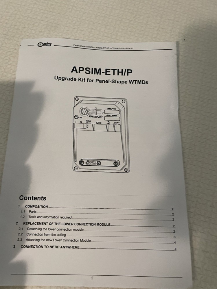 Ceia APSIM-ETH/P Walk Through Metal Detector Power Supply & Interface Module NEW