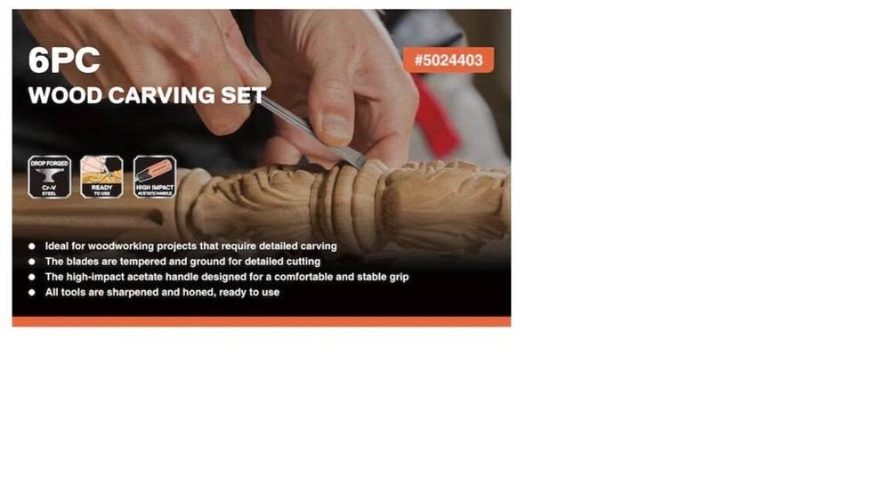 Jorgensen 6 -Pack Woodworking Chisel Set